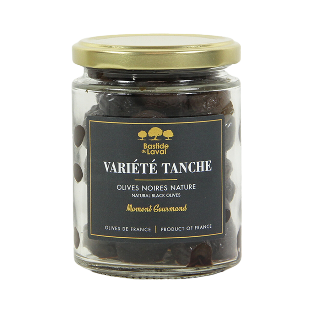 Olives noires nature - variété Tanche