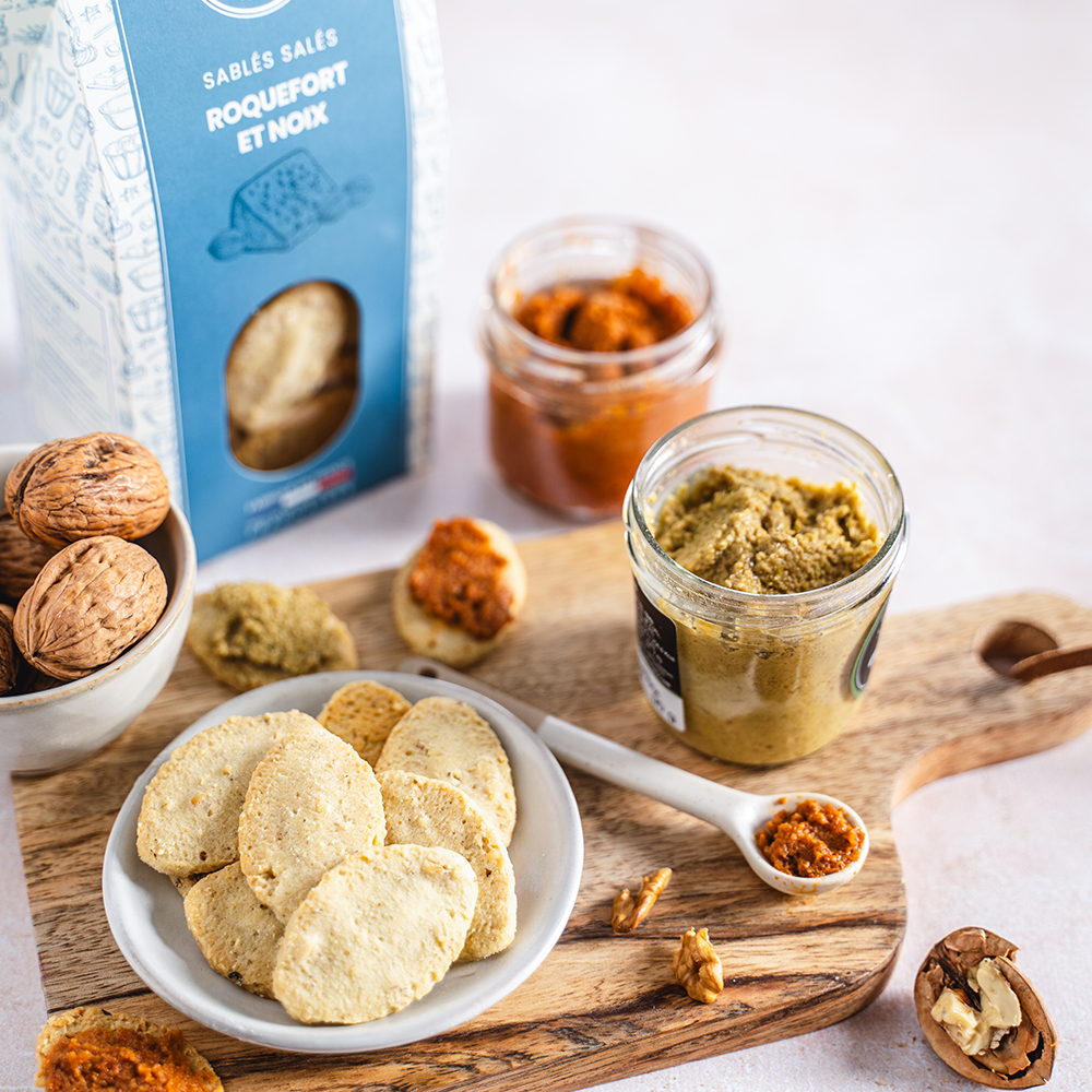 Roquefort AOP et noix